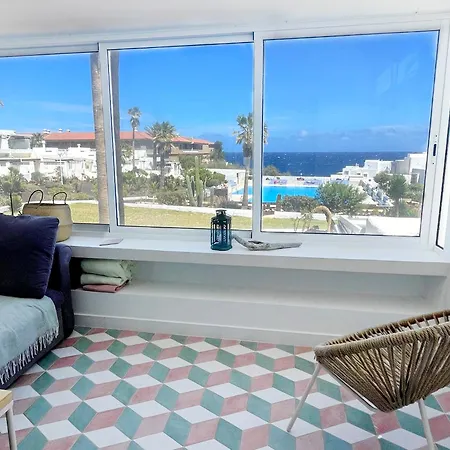 דירה Modernes Studio-apartment Mit Pool & Meerblick פוריס דה אבונה